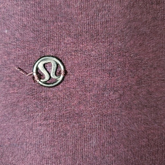 Lululemon On The Daily Hoodie Heathered Bordeaux Drama French Terry Size 4 - Picture 7 of 11